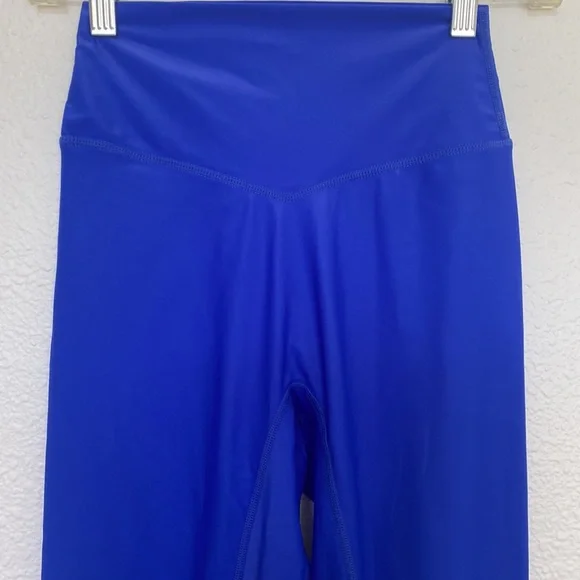 Balance Athletica Vitality Liquid Metal Legging Royal Blue Lustre Cobalt sz S - Picture 7 of 12